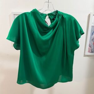 Zara Vibrant Green Blouse